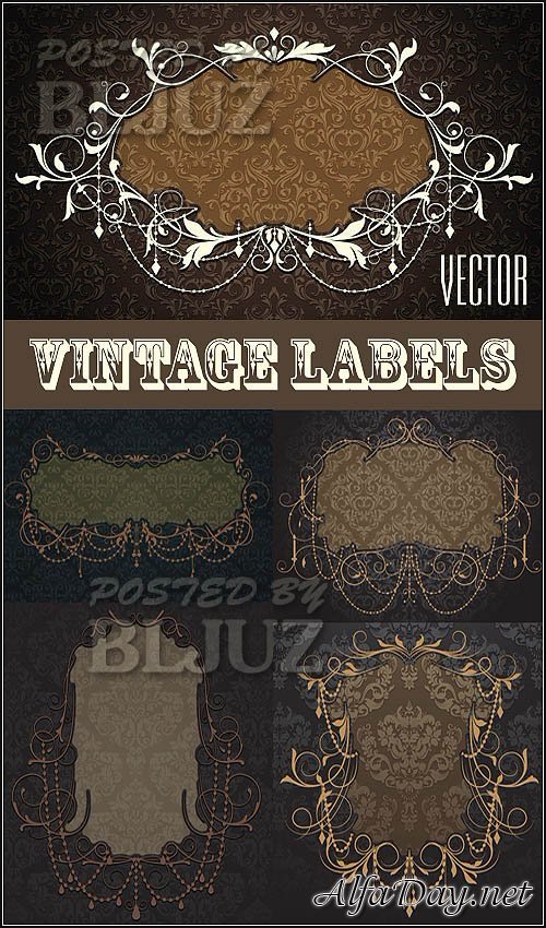 Vintage Labels Vector