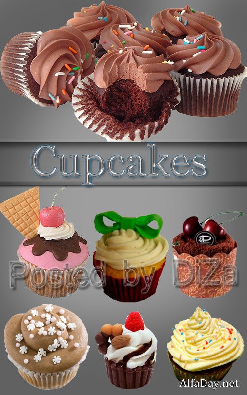 ������� PNG - �������� / Cupcakes