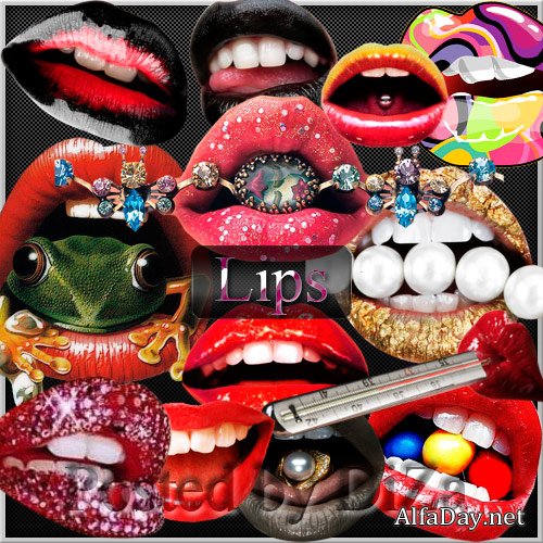 ������� PNG - ���� / Lips
