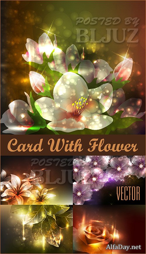 Card With Flower