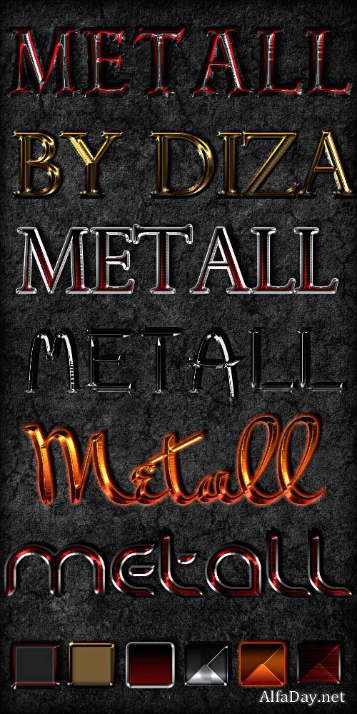 Color metall styles