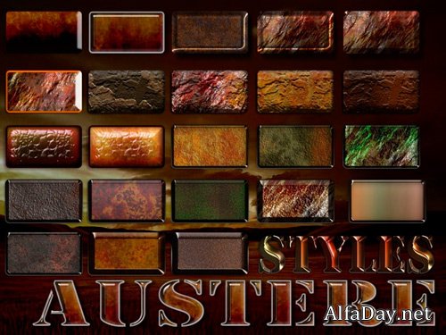 Austere Photoshop Layer Styles