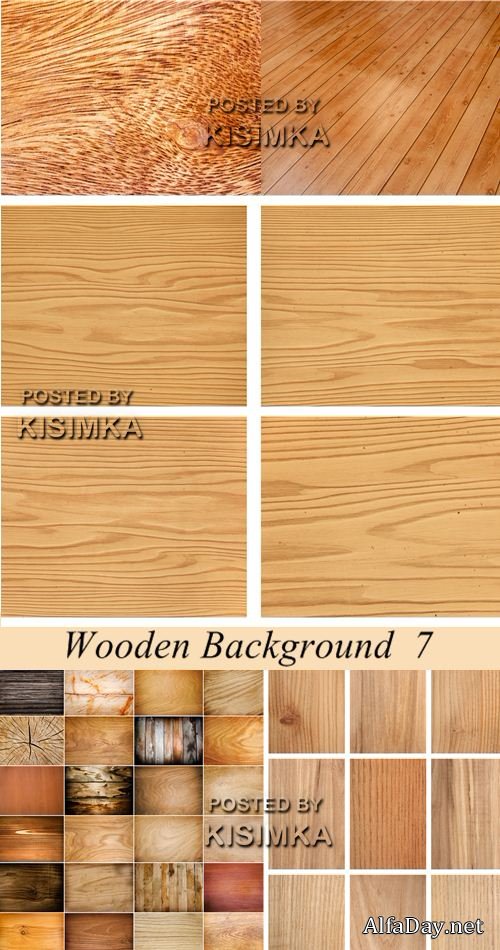 Stock Photo: Wooden Background 7