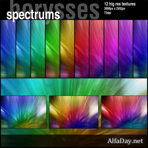 Abstract colour spectrums