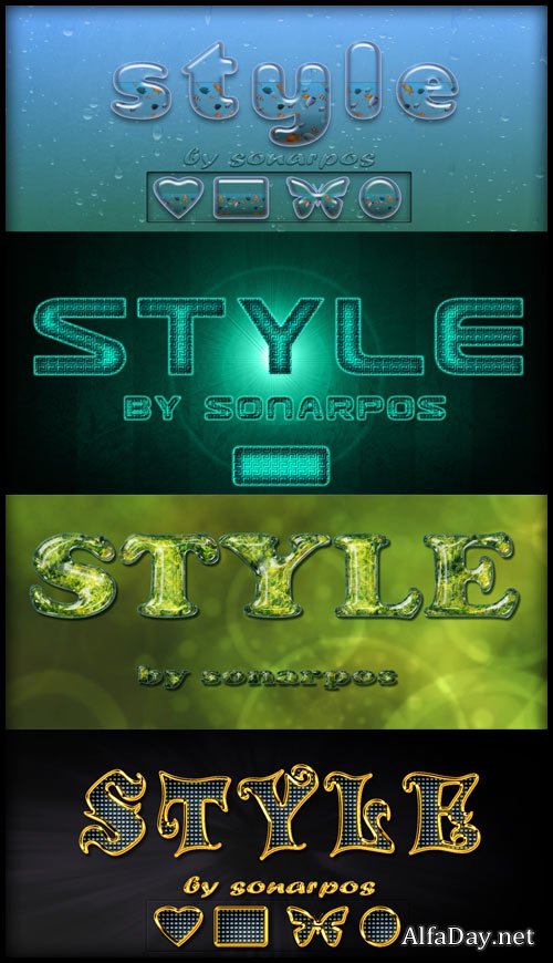 Set of the varied styles - 11