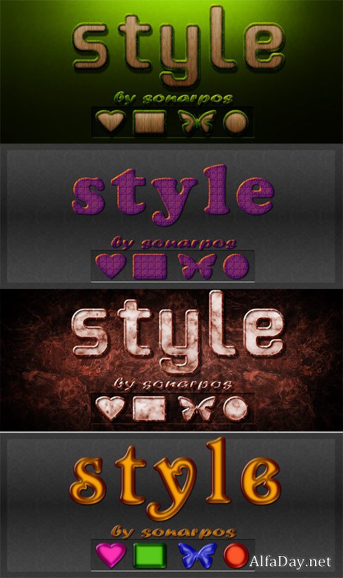 Set of the varied styles - 13