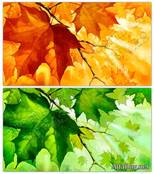 ������������ PSD ��������� Lighting Fall & Lighting Summer