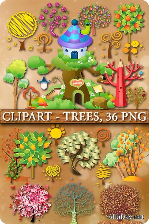 ������� - ������� / �lipart - Trees
