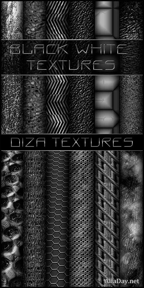 Black white textures