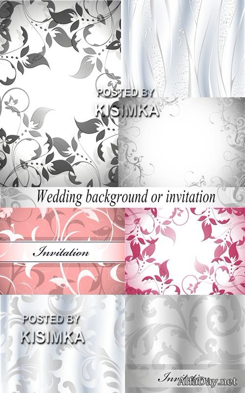 Stock Photo: Wedding background or invitation