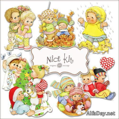 Nice Children Illustrations
