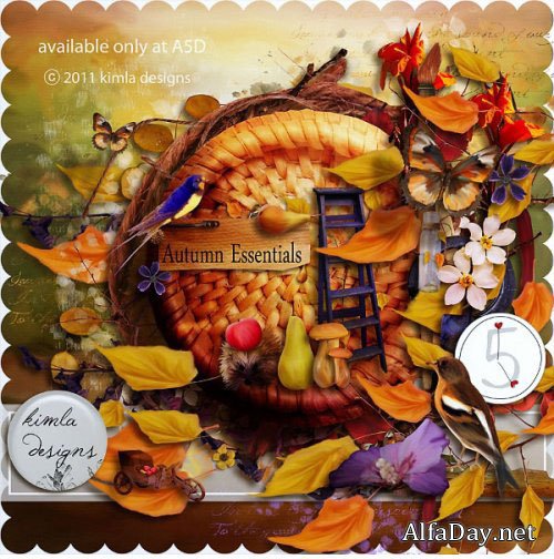 ��������� ������� �����-�����- ������� ��������. Scrap - Autumn Essentials