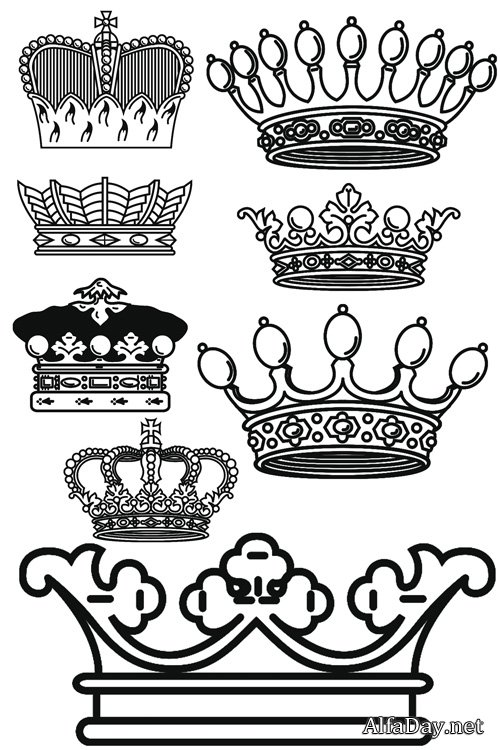 ����� ��� ������� ������ Crowns Brushes 