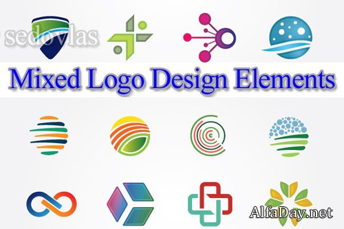 ���� ������ - Mixed Logo Design Elements