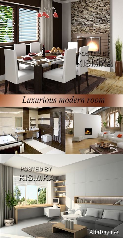 Stock Photo: Luxurious modern room