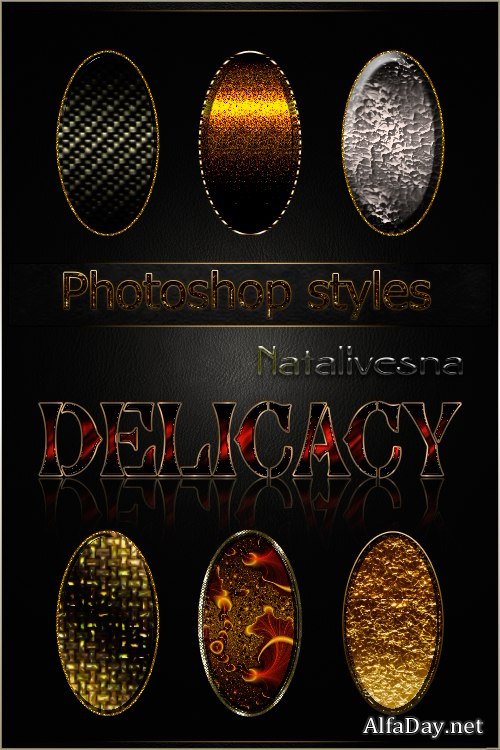 ������� ����� ��� ������� Delicacy Photoshop Styles