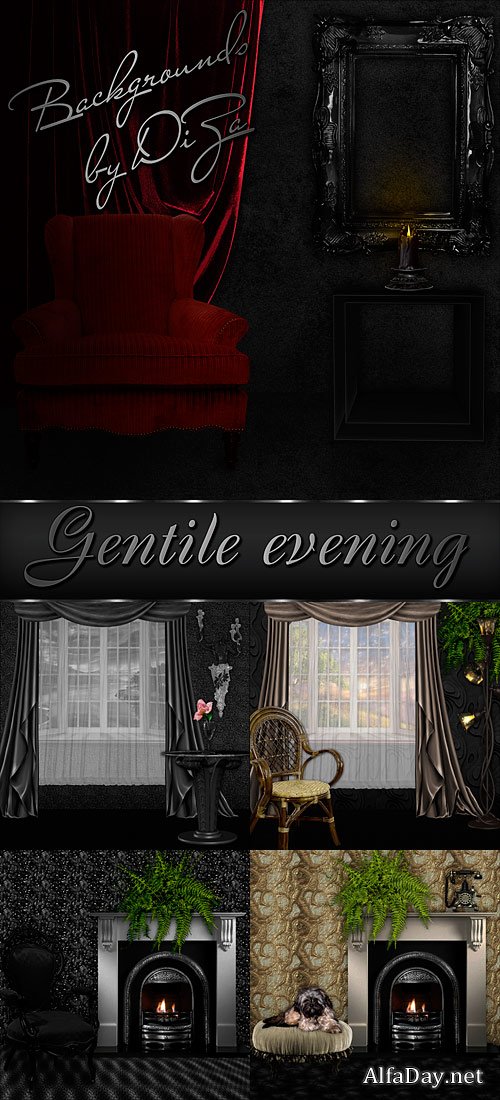 Backgrounds Gentile evening