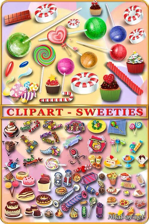 ������� PNG ��������: �������, ��������, �����, �������� Clipart - Sweeties