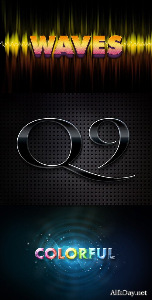 3D ����� Text PSD ���������, �����