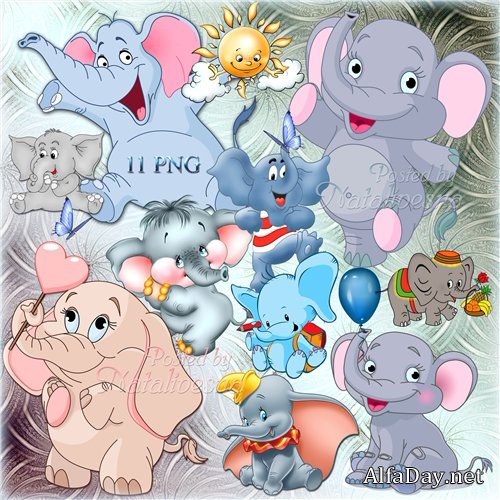 ������� ������� �� ���������� ���� - �������, ������� Funny Little Elephants