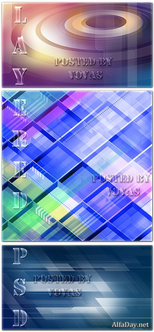 ������������ PSD ��������� ����������� �������� ���� Digital Abstract Backgrounds