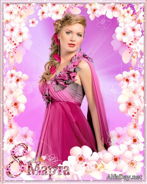 ������� ����� � 8 ����� - ������ ����� Tender Flowers Framework