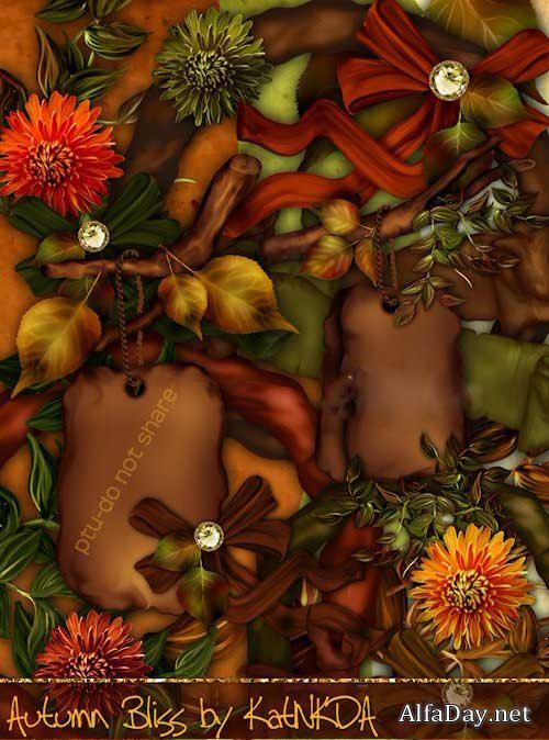 ������� �����-����� - ������� c������ Scrap - Autumn Bliss