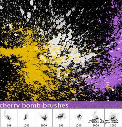 ����� ��� �������� ������ Splashes Brushes for Photoshop