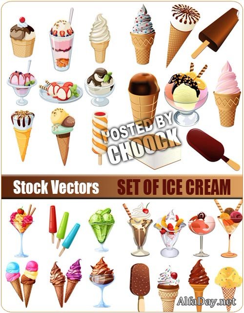 ��������� - ��������� ������� Ice-cream Vector
