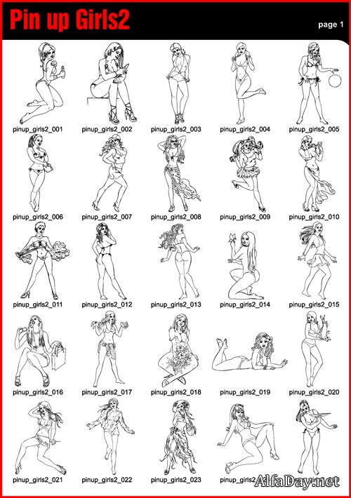 ��������� ������� - ���������� ������� ������� � ����� ���-�� Pin Up Girls 2