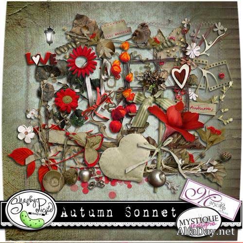 �����-����� ������� ������ | Scrap Kit Autumn Sonnet