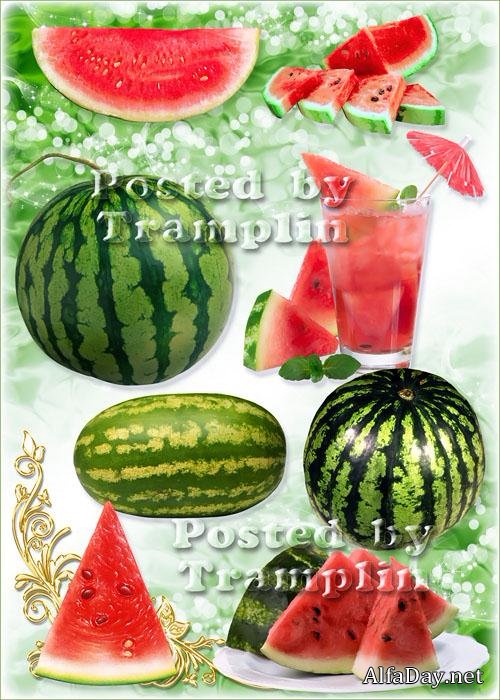 ������� ����� | Watermelon PNG for Photoshop