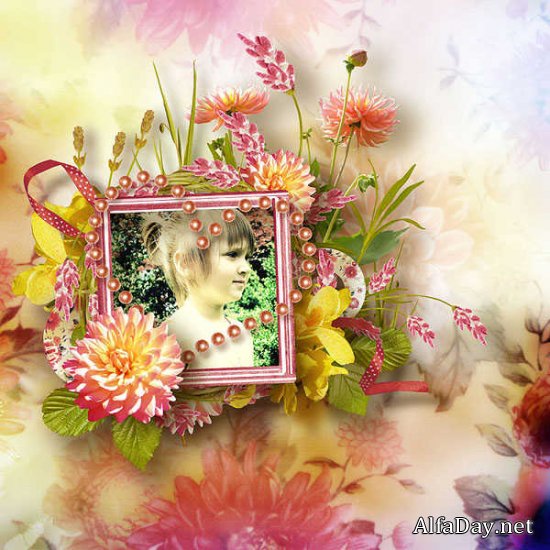 �����-����� - ������� ��� Scrap Cheerful Garden