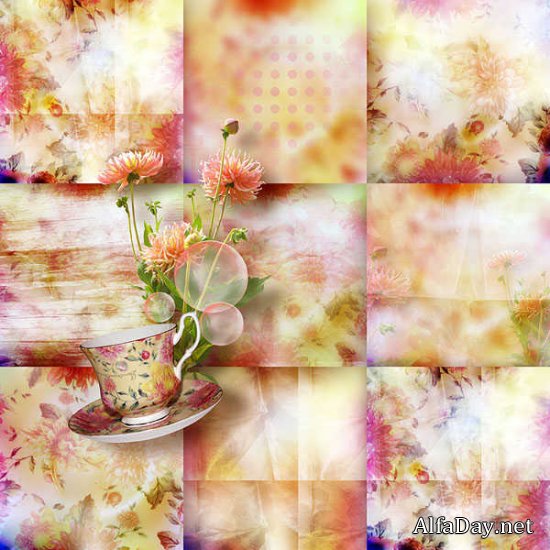 �����-����� - ������� ��� Scrap Cheerful Garden