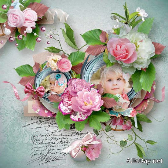 �����-����� - ������������� ����� Scrap Romantic Spring