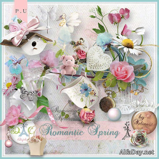�����-����� - ������������� ����� Scrap Romantic Spring