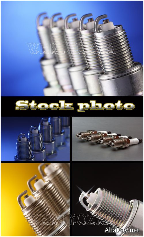 ����� ��������� / Spark plugs stock photos