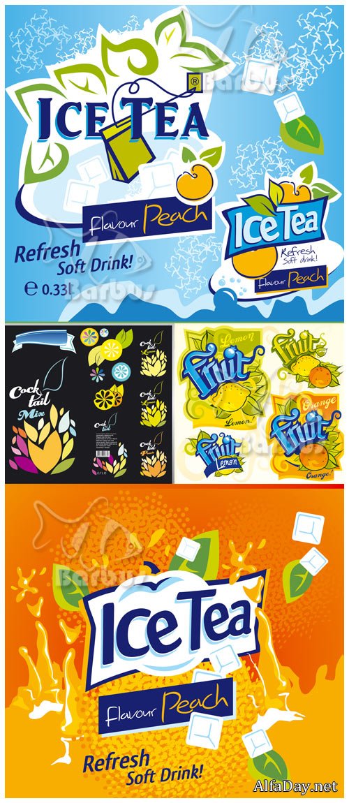 Ice tea logo / �������� - �������� ���