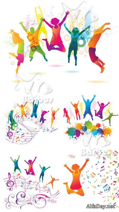 Active Jumping and Dancing People / �������� ������� ��������� � ��������� ����