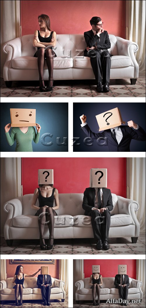 ������� ������ � ���������� / People fight - stock photo