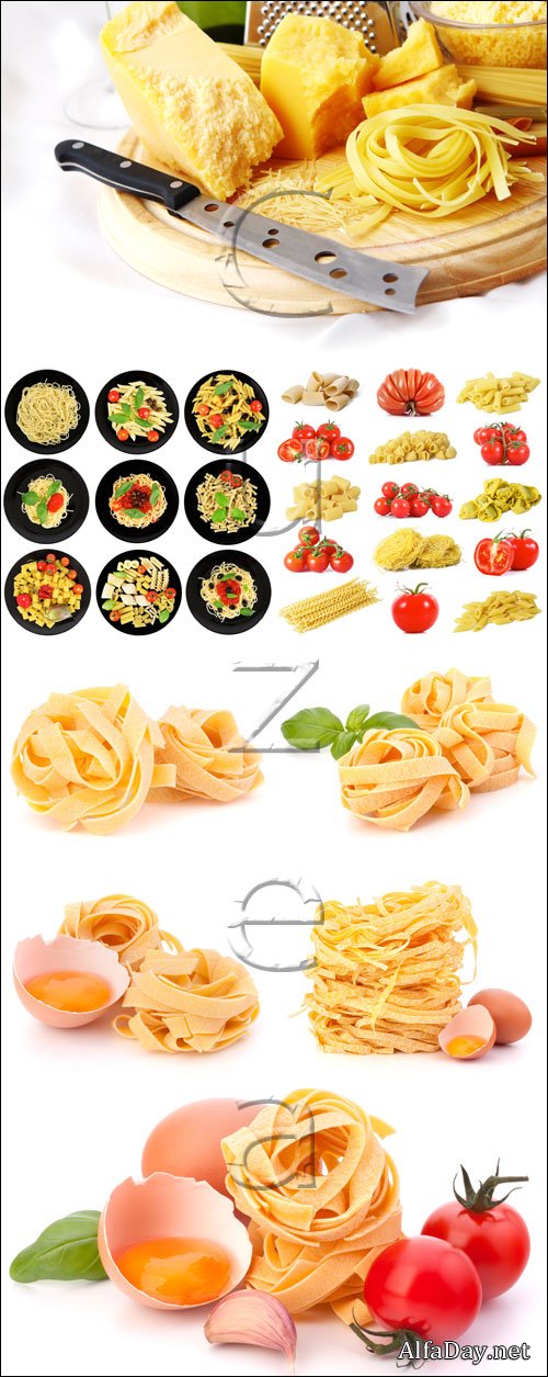 �������� � ����� / Pasta and spaghetti - stock photo