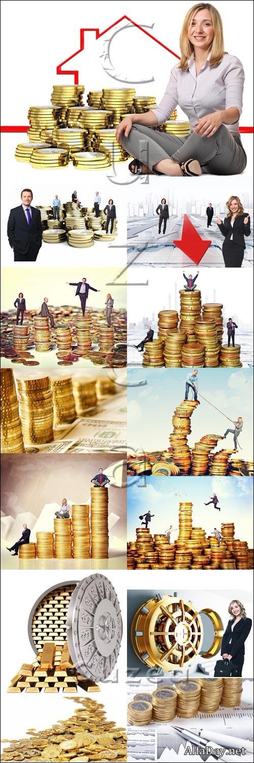 ������ � ������ / Business and gold - stock photo