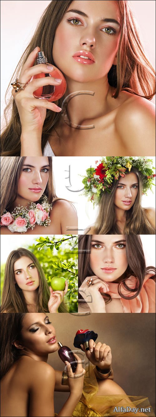 Glaumour lady, 5 - stock photo