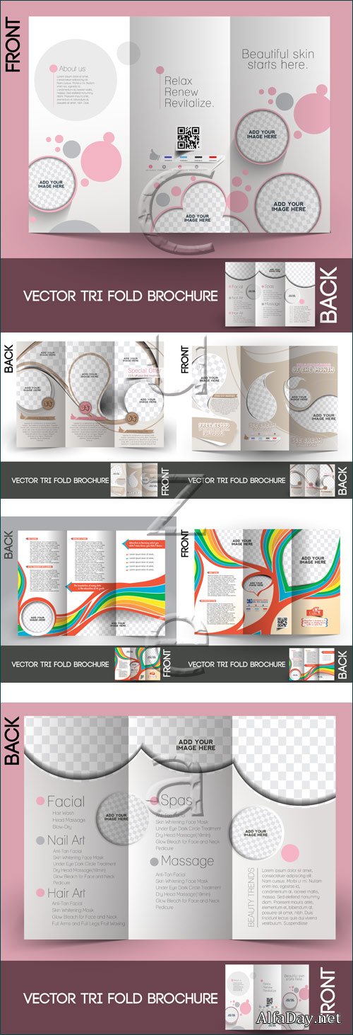 Business flyer, 10 - vector stock