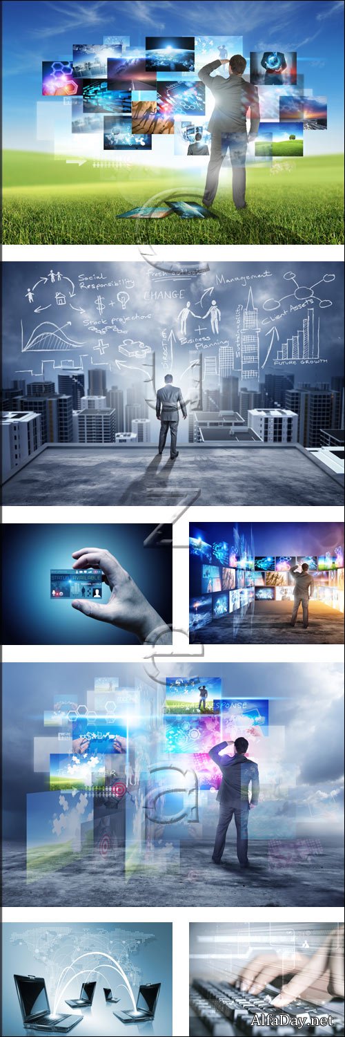 Creativ business idea, 6 - stock photo