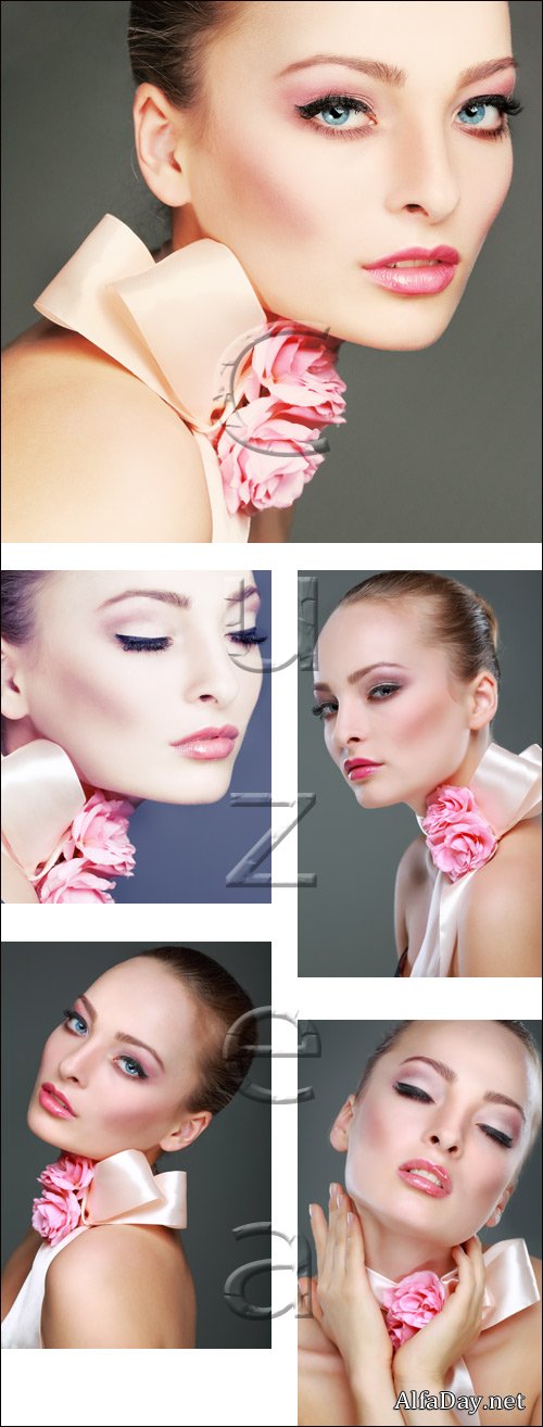 Glaumour girl, 8 - stock photo