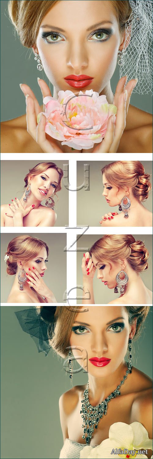 Glaumour girl, part 11 - stock photo