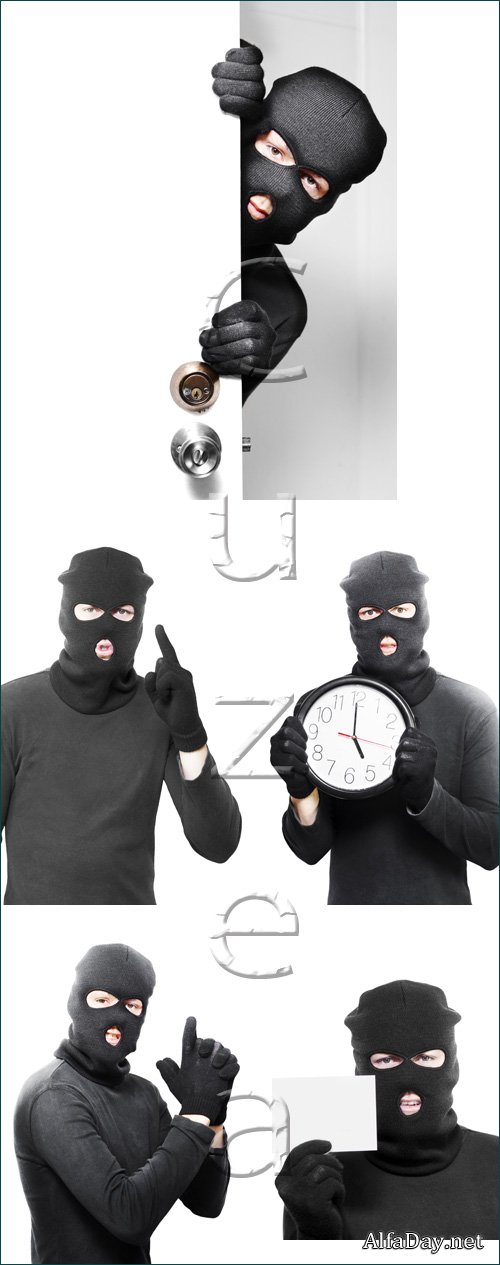 Criminal people - stock photo