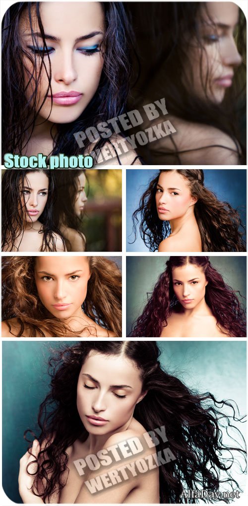 ���������� ������� / Mysterious girl - stock photos