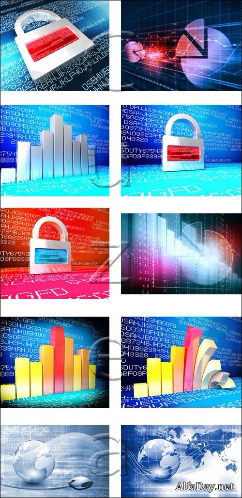 Digital security - stock photo